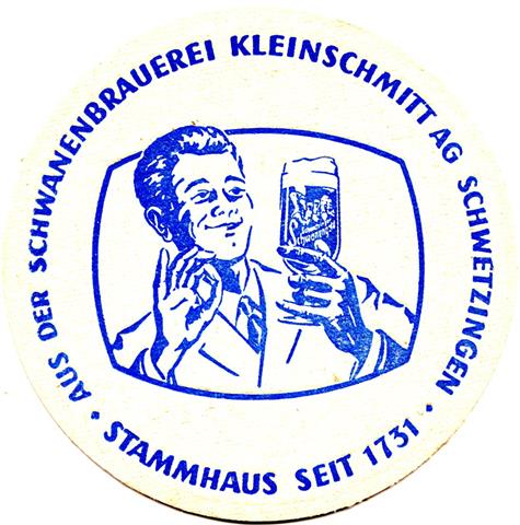 schwetzingen hd-bw schwanen rund 1a (185-stammhaus seit-blau)